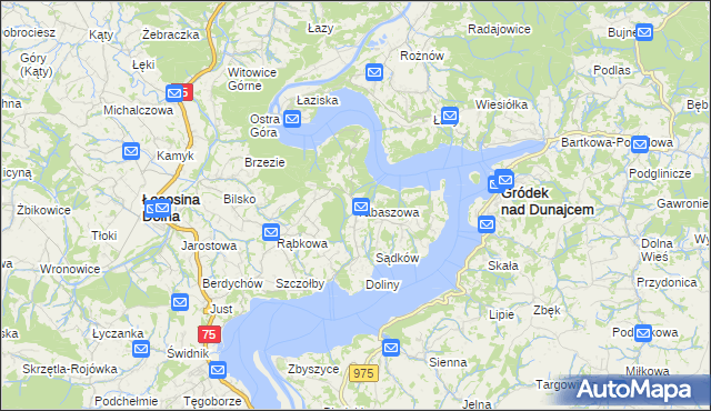 mapa Tabaszowa, Tabaszowa na mapie Targeo