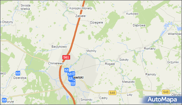 mapa Tafiły, Tafiły na mapie Targeo