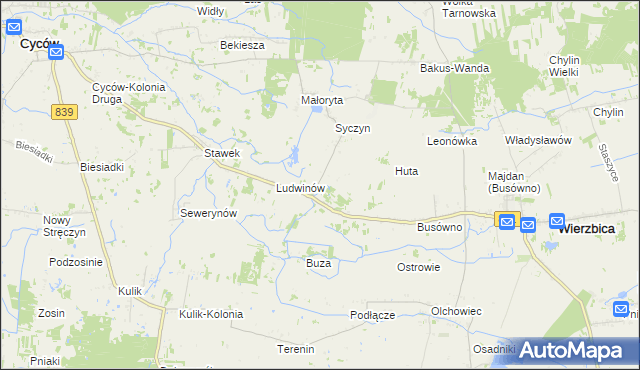 mapa Werejce, Werejce na mapie Targeo