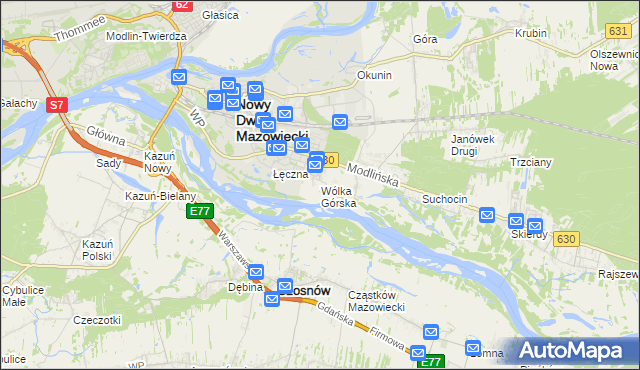 mapa Wólka Górska, Wólka Górska na mapie Targeo
