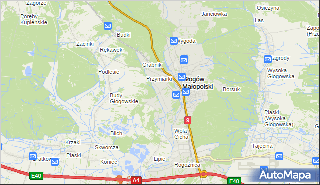 mapa Zabajka, Zabajka na mapie Targeo