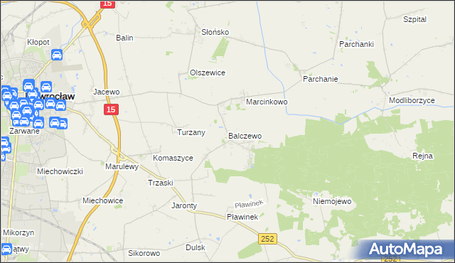 mapa Balczewo, Balczewo na mapie Targeo