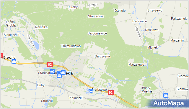 mapa Barczyzna, Barczyzna na mapie Targeo
