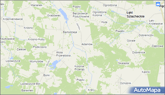 mapa Cieśle gmina Łęki Szlacheckie, Cieśle gmina Łęki Szlacheckie na mapie Targeo