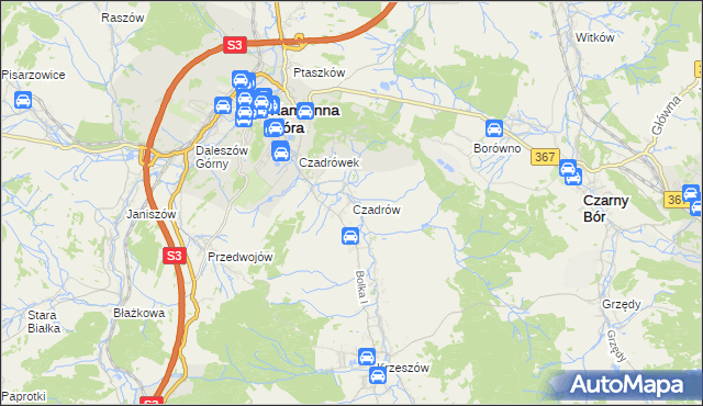 mapa Czadrów, Czadrów na mapie Targeo