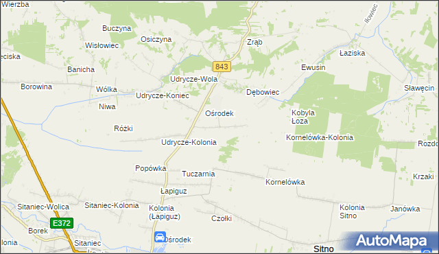 mapa Dębowiec-Kolonia, Dębowiec-Kolonia na mapie Targeo