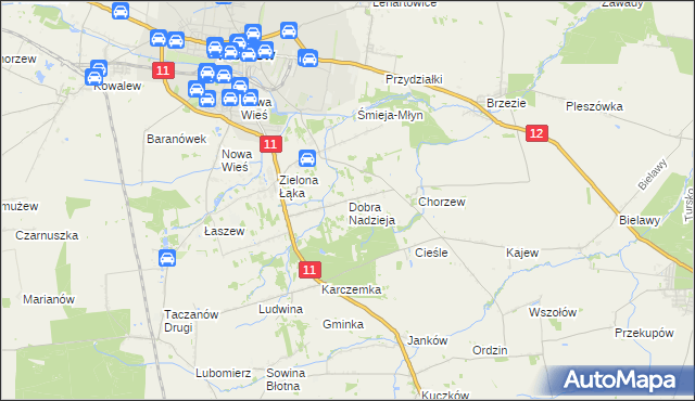 mapa Dobra Nadzieja, Dobra Nadzieja na mapie Targeo