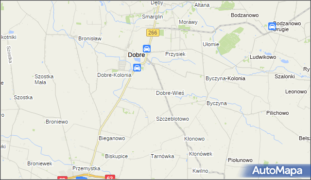 mapa Dobre-Wieś, Dobre-Wieś na mapie Targeo