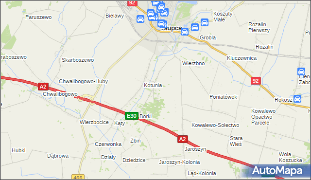 mapa Gółkowo, Gółkowo na mapie Targeo