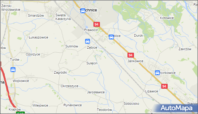 mapa Grodziszów, Grodziszów na mapie Targeo