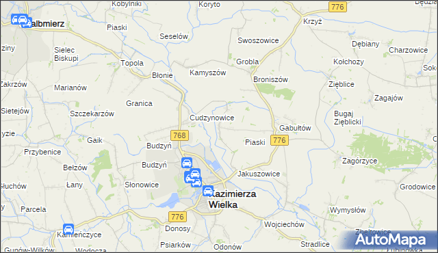 mapa Hołdowiec, Hołdowiec na mapie Targeo