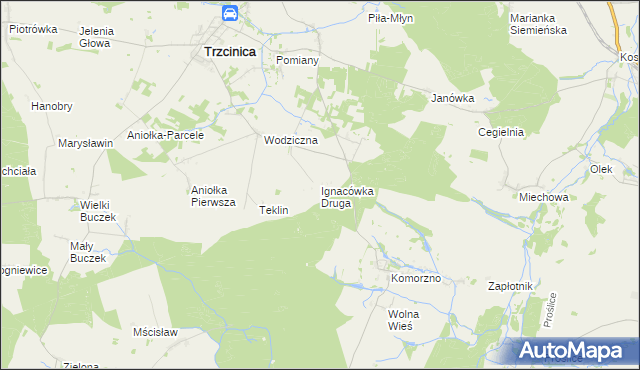 mapa Ignacówka Druga, Ignacówka Druga na mapie Targeo