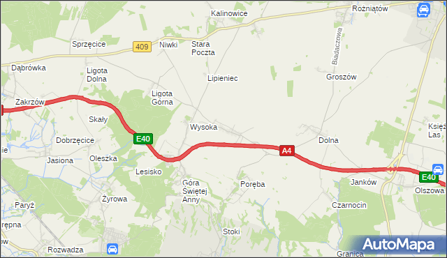 mapa Kadłubiec, Kadłubiec na mapie Targeo