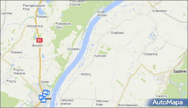 mapa Kaniczki, Kaniczki na mapie Targeo