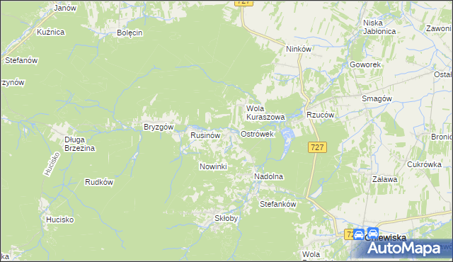 mapa Kochanów gmina Borkowice, Kochanów gmina Borkowice na mapie Targeo