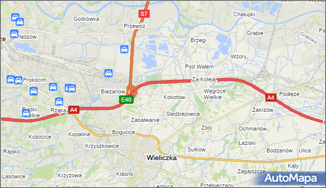 mapa Kokotów, Kokotów na mapie Targeo
