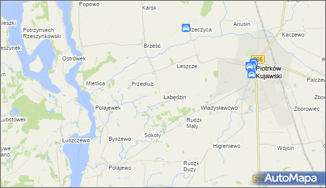 mapa Łabędzin, Łabędzin na mapie Targeo