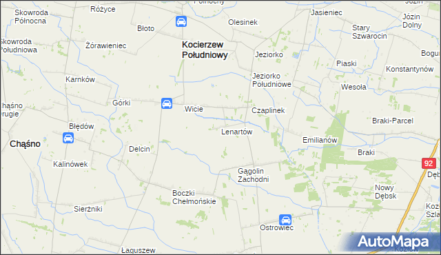 mapa Lenartów, Lenartów na mapie Targeo