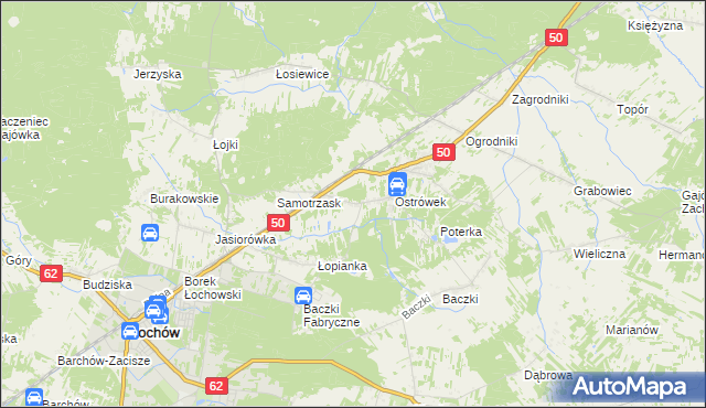 mapa Łojew, Łojew na mapie Targeo