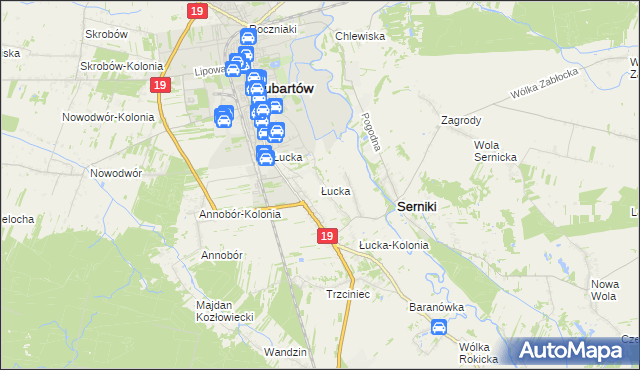 mapa Łucka, Łucka na mapie Targeo