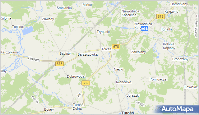 mapa Markowszczyzna, Markowszczyzna na mapie Targeo