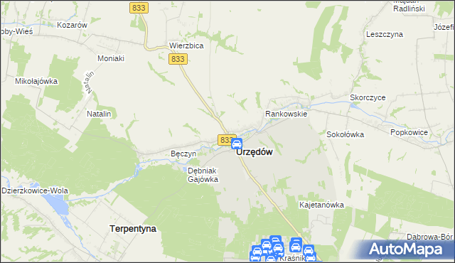 mapa Mikuszewskie, Mikuszewskie na mapie Targeo