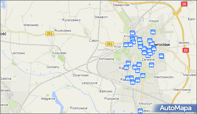 mapa Mimowola, Mimowola na mapie Targeo