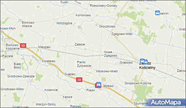 mapa Młotkowo-Kolonia, Młotkowo-Kolonia na mapie Targeo