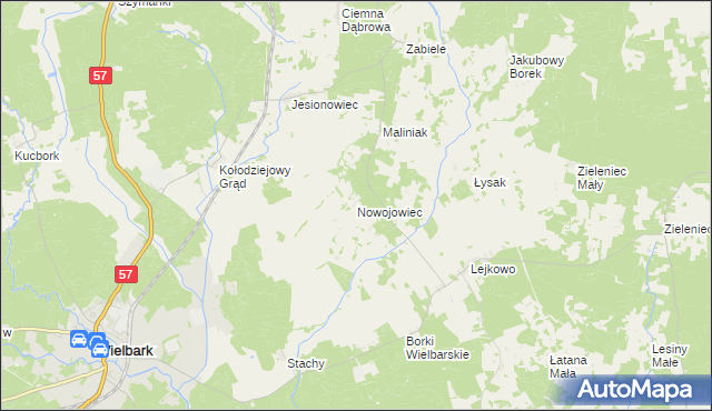 mapa Nowojowiec, Nowojowiec na mapie Targeo