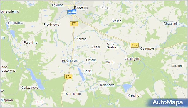 mapa Nowy Grabiąż, Nowy Grabiąż na mapie Targeo