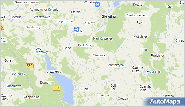 mapa Otocznia, Otocznia na mapie Targeo