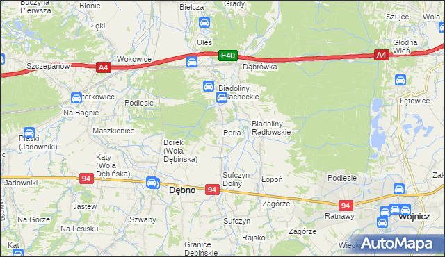 mapa Perła, Perła na mapie Targeo