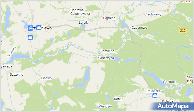 mapa Płaszczyca, Płaszczyca na mapie Targeo