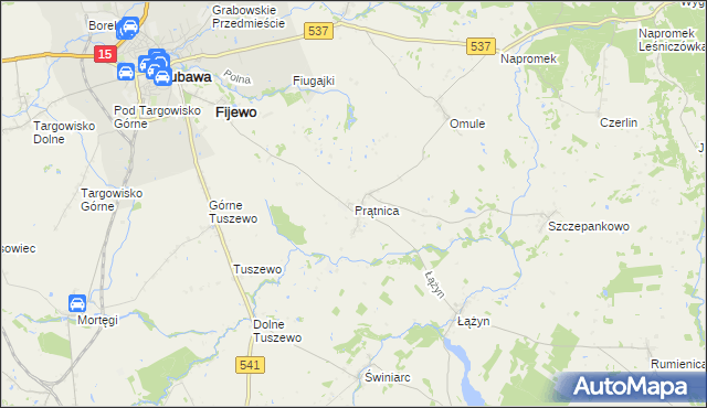 mapa Prątnica, Prątnica na mapie Targeo