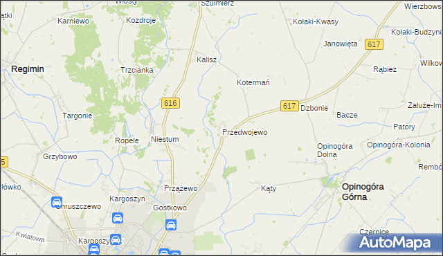 mapa Przedwojewo, Przedwojewo na mapie Targeo