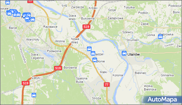 mapa Przędzel, Przędzel na mapie Targeo