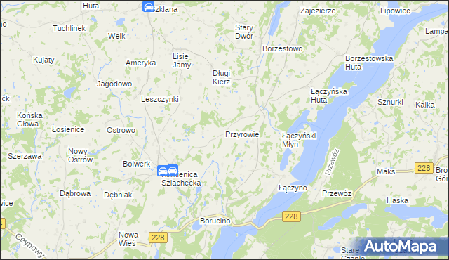 mapa Przyrowie, Przyrowie na mapie Targeo