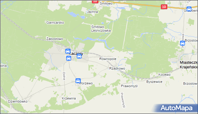 mapa Równopole, Równopole na mapie Targeo