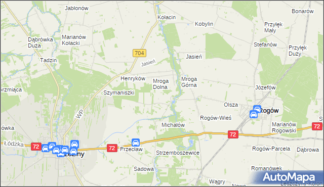 mapa Rozworzyn, Rozworzyn na mapie Targeo