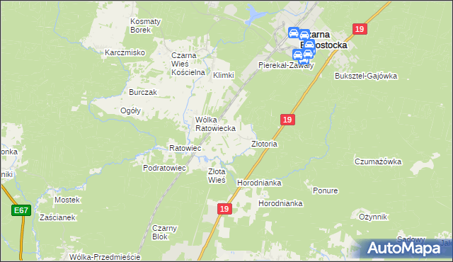 mapa Ruda Rzeczka, Ruda Rzeczka na mapie Targeo