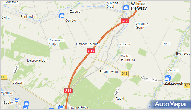 mapa Rudnik-Kolonia, Rudnik-Kolonia na mapie Targeo