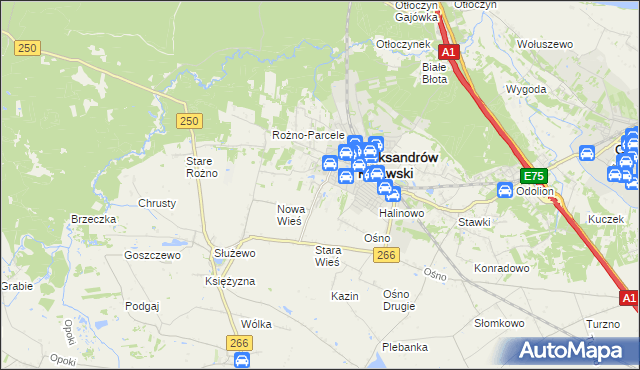 mapa Rudunki gmina Aleksandrów Kujawski, Rudunki gmina Aleksandrów Kujawski na mapie Targeo