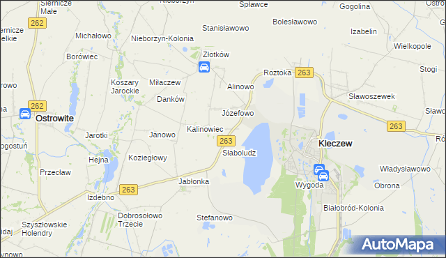 mapa Słaboludz-Kolonia, Słaboludz-Kolonia na mapie Targeo