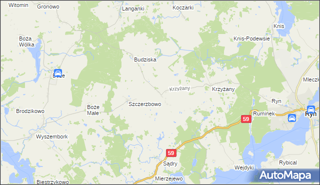 mapa Słabowo, Słabowo na mapie Targeo