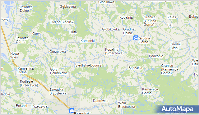 mapa Smarżowa, Smarżowa na mapie Targeo