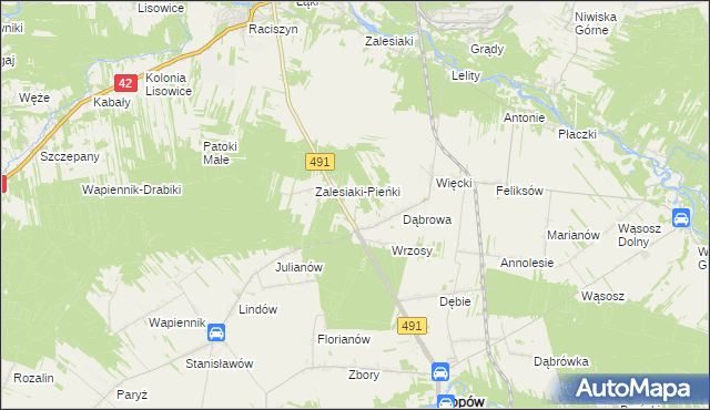 mapa Smolarze, Smolarze na mapie Targeo