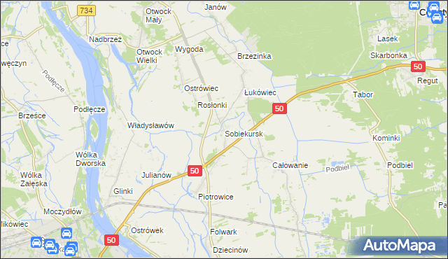 mapa Sobiekursk, Sobiekursk na mapie Targeo