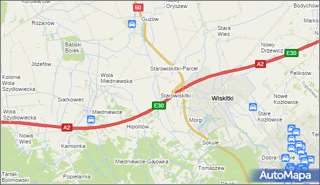 mapa Starowiskitki, Starowiskitki na mapie Targeo