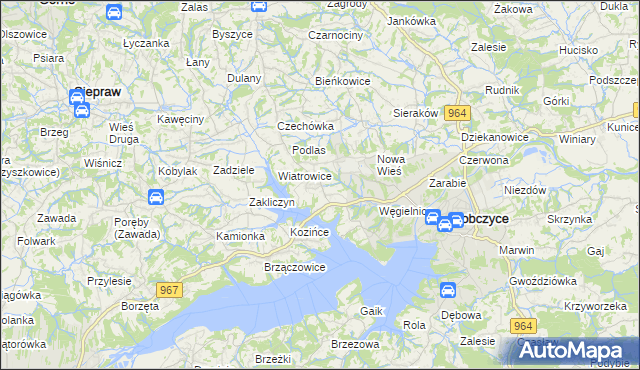 mapa Stojowice, Stojowice na mapie Targeo