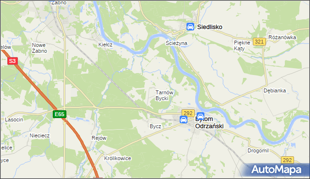 mapa Tarnów Bycki, Tarnów Bycki na mapie Targeo